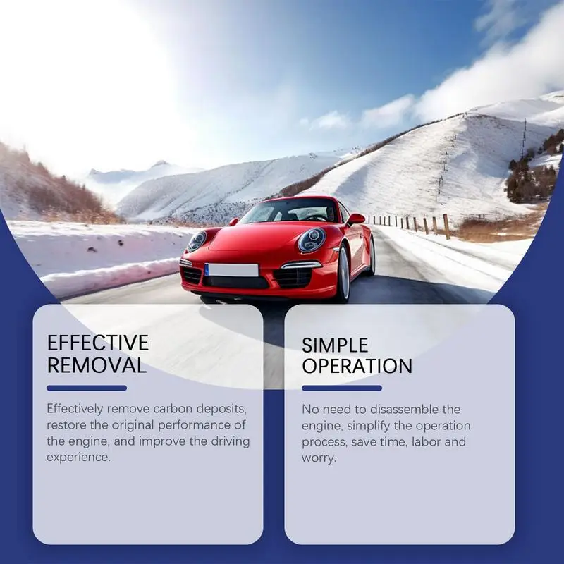 Catalytic Converter Cleaner Deep Cleaning Engine Oil Additive Auto Parts Carbon Removal Cleaner For Car Vehicle Automotive