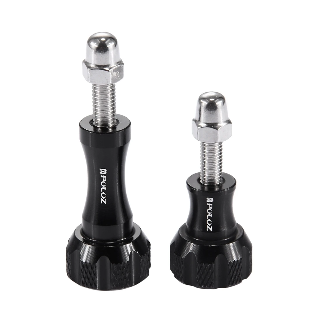 PULUZ CNC Aluminum Thumb Knob Stainless Bolt Nut Screw Set for GoPro, Insta360, DJI and Other Action Cameras