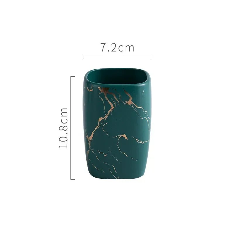 Nordic Ceramics Mundgeschenkset: Zahnbürstenhalter, Mundspülbecher, Badezimmeraccessoires, Zahnbecher_voghion.com