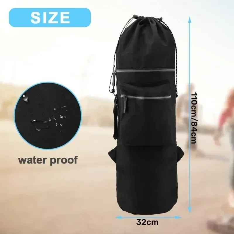 Big Freediving Long Fins Backpack Waterproof Lightweight Diving Equipment Storage Bag Outdoor Skateboard Yoga Long Flippers Bag waterproof dry bag