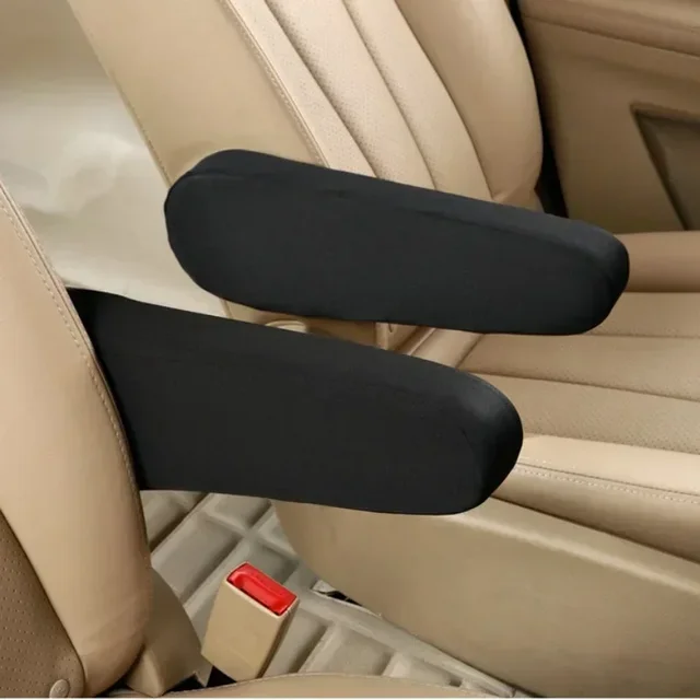 Car Seat Armrest Cover Universal Interior Auto Armrests Dust-proof Hand Armrest Protector Soft Comfortable Elastic Cloth Covers