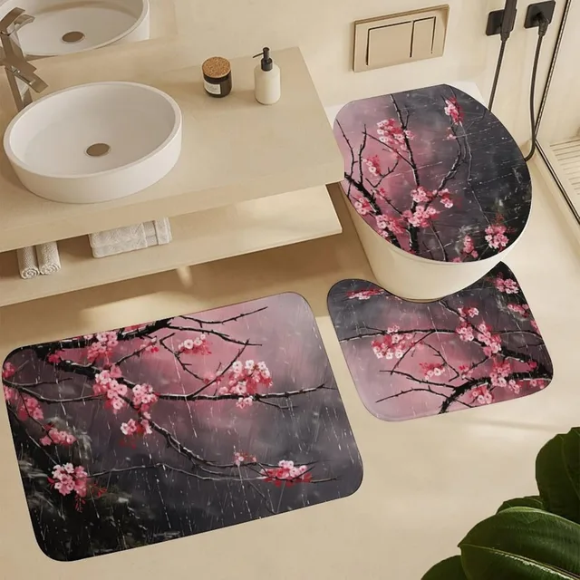 4pcs cherry blossom shower set 6