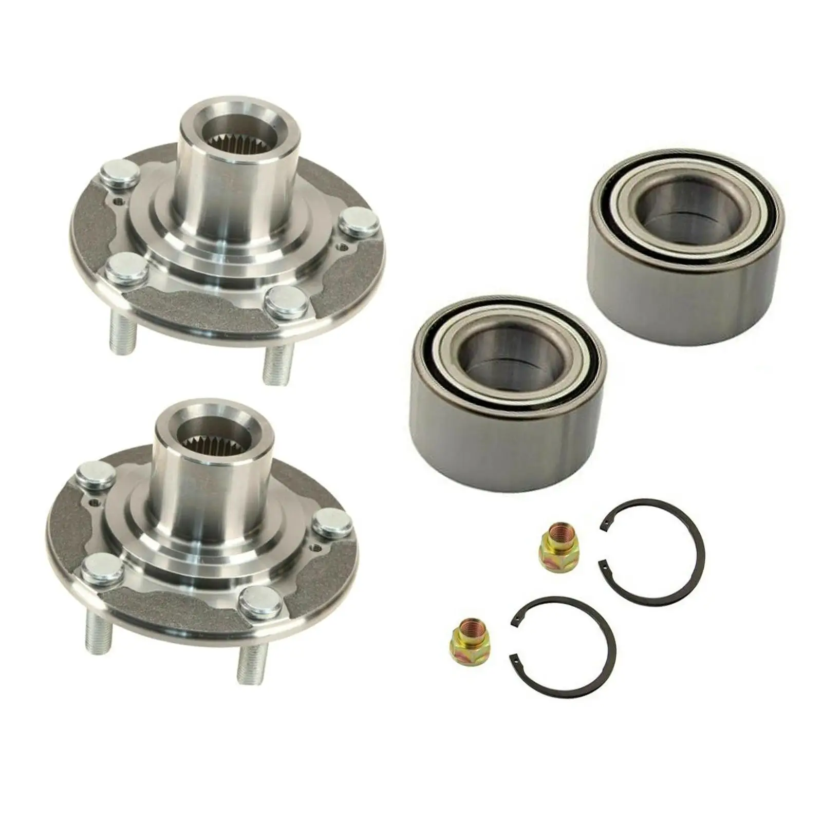 

2x Front Wheel Hub and Bearing Repair Kits Replacement Easy Installation 510118 44600-t2f-a01 for Honda Acura Tlx 2015-2019