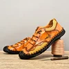38-48 Fashion Luxus Dress Hand Sewn Hiking Men Leather Shoes  Luxury Mens Loafers Dress Shoes Men Running Sneakers Free Shipping 3