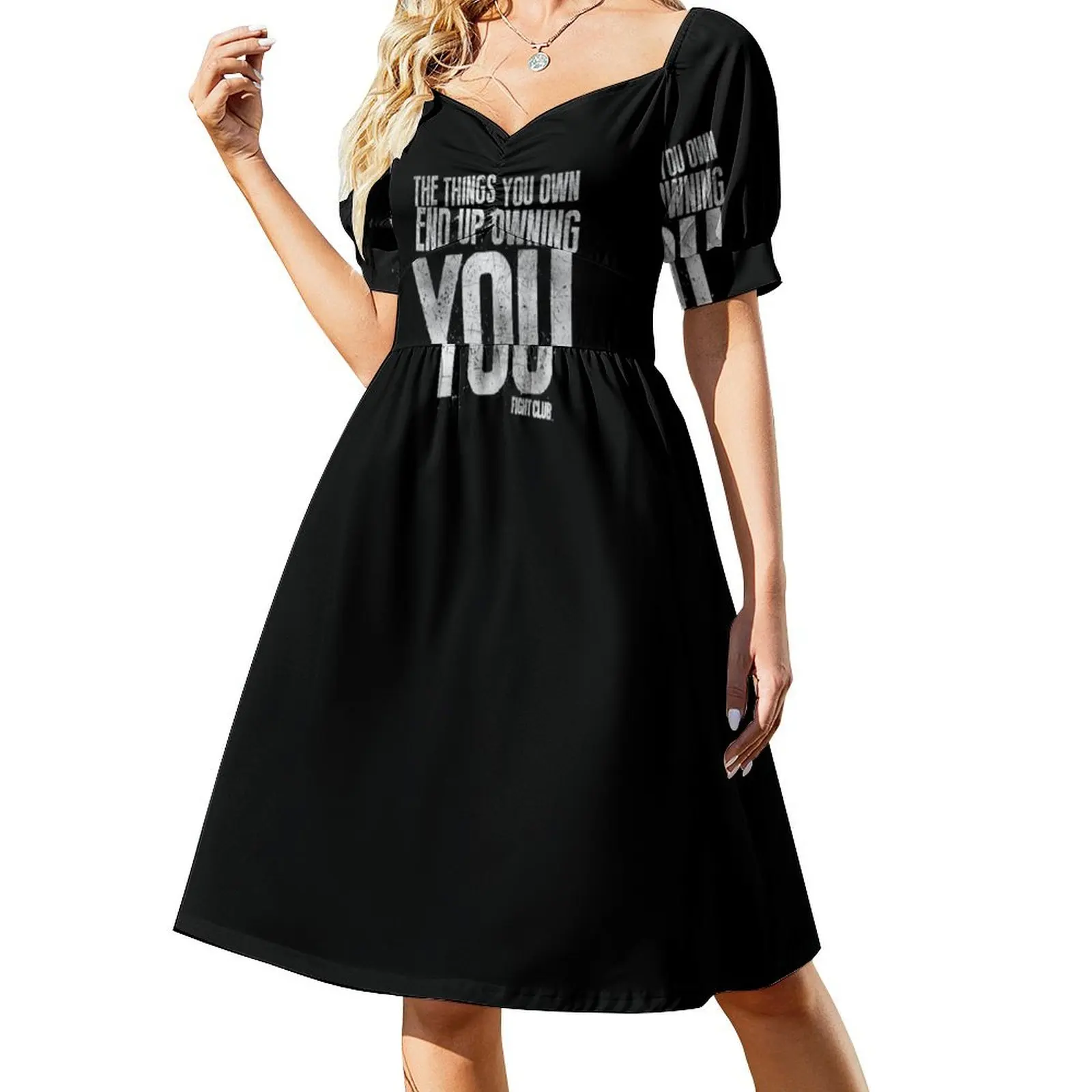 thumbnail image 1 of Vestido de manga corta de Fight Club, vestido de novia de verano para mujer, 1 of 8