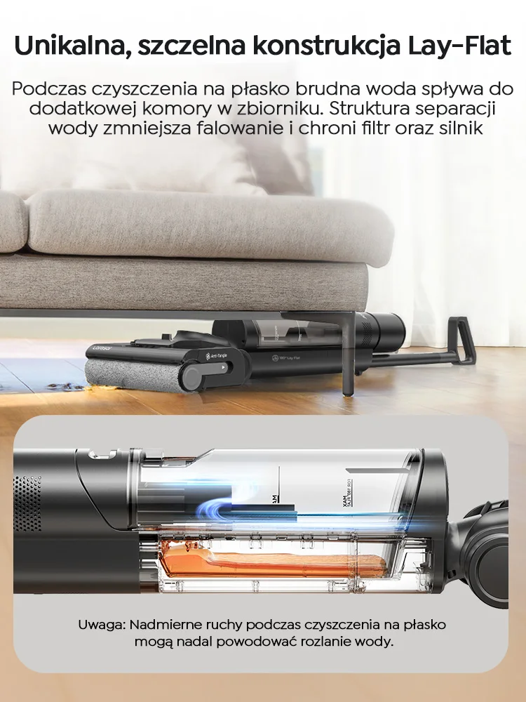 Laresar S7 Pro odkurzacz myjący w akcji