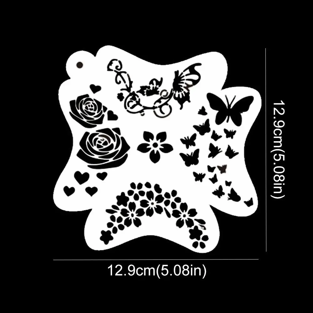 Face Paint Stencils Reusable Templates For Adults Kids Parties Makeup Tools