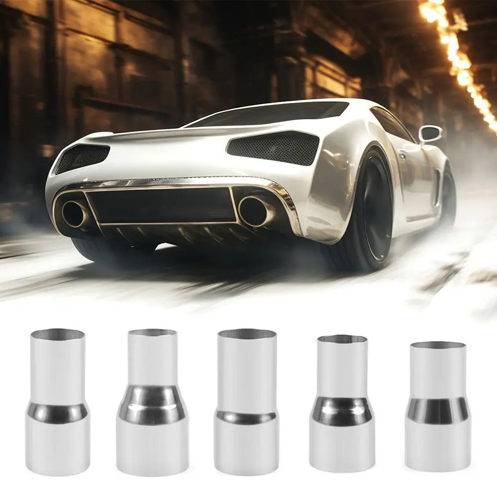 Stainless Steel Automotive Modification Exhaust Pipe Universal Straight Intake Pipe Connector Car Modification Exhaust