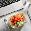M MCIRCO 24-Piece Glass Food Storage Containers with Upgraded Snap Locking Lids,Glass Meal Prep Containers Set - Airtight Lunch 5