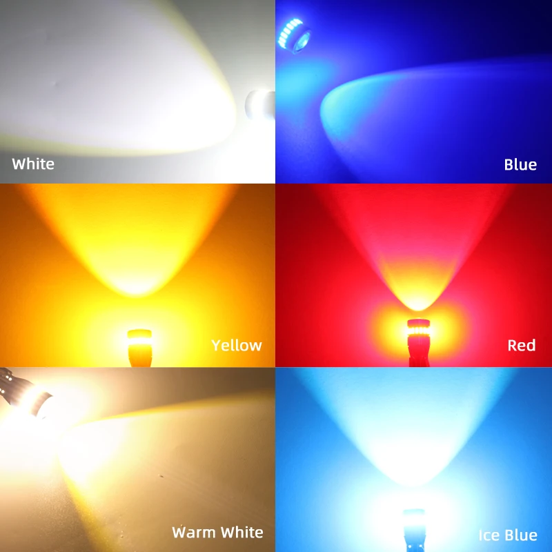 LED ������ ���� ���̵� ����Ʈ ��ȣ�� ����, ����� ĵ���� ���� ����, BA9S T4W BAX9S H6W BAY9S H21W, ���, 10x