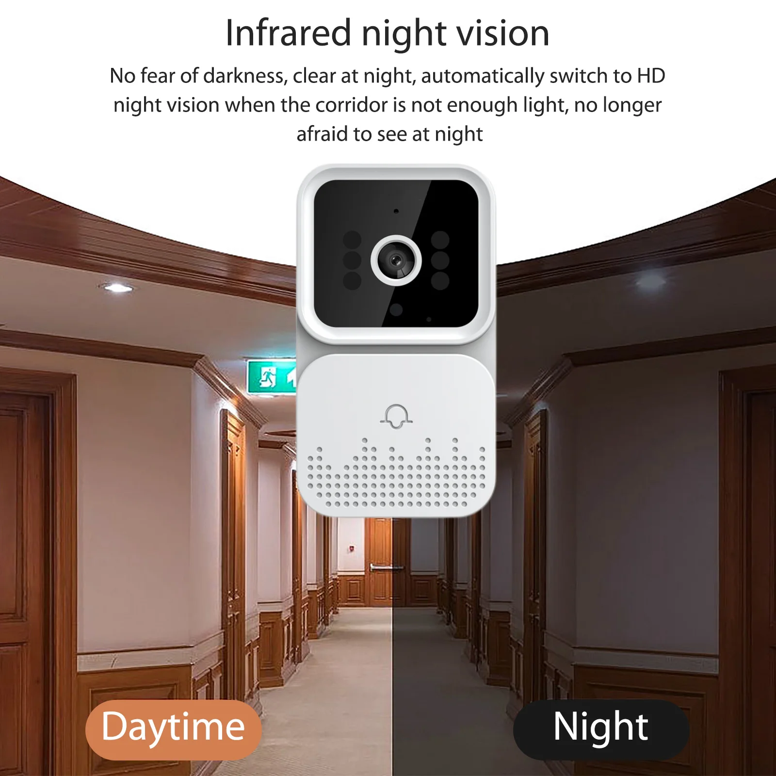 Wifi Ulooka Mini doorbell Camera with smart visual home door app