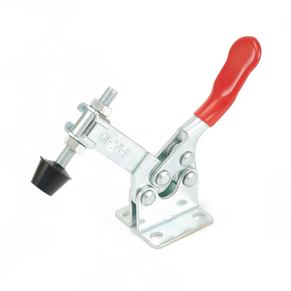 

1 Piece Iron Galvanized Horizontal Clamp Quick Toggle Release Hand Tool GH 201B PVC Rubber Sleeve Handle Clamps
