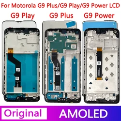 Original For Motorola moto G9 Play XT2083-1 Lcd Touch Digitizer Assembly For Moto G9 Plus XT2087-1 Display G9 Power XT2091-3 LCD
