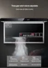 900mm Range Hood Somatosensory LCD Touch Panel Top Side Double Suction Large Suction Range Hood Intelligent Cleaning Range Hood 3