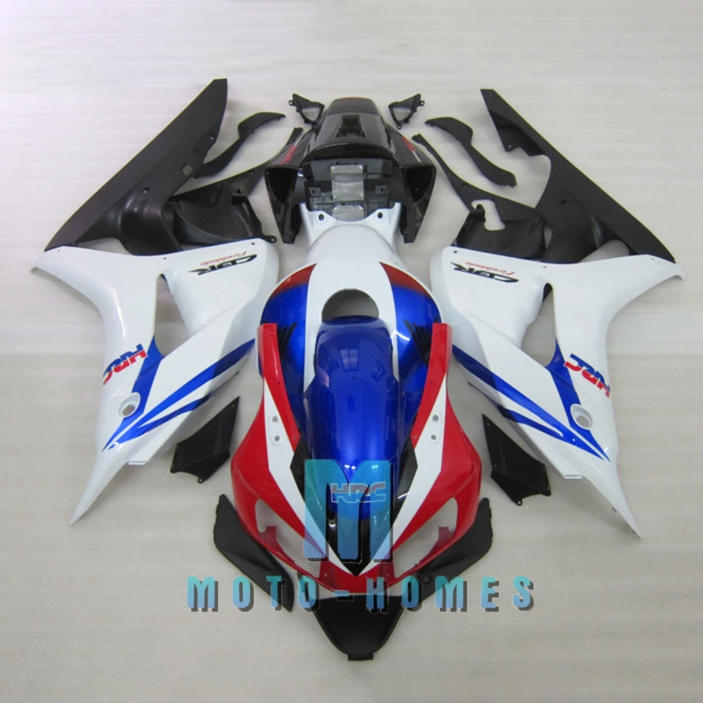 

Free Custom Fairing Kit for Honda CBR1000RR CBR 1000RR 06 07 2006 2007 Motorcycle Injection ZXMT Rebuilding Bike White Blue