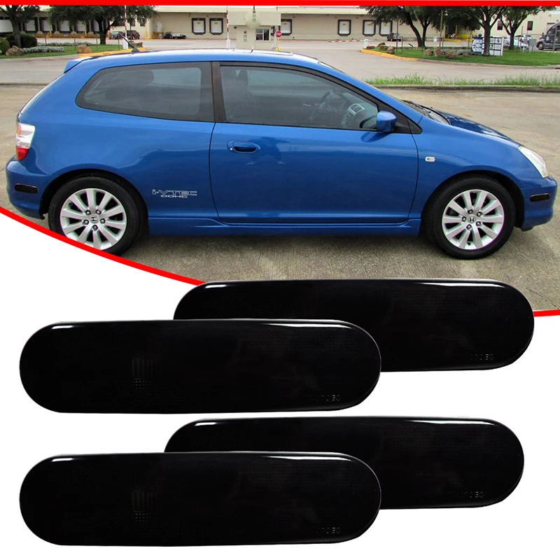 Enhanced Car Front & Rear Bumper Side Marker Light and Fender Flare Lamp Shell Housings