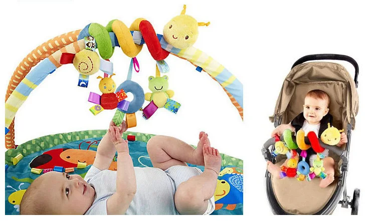 HENCZ TOYS Hochet contrasté, spirale pour landau, porte-bébé