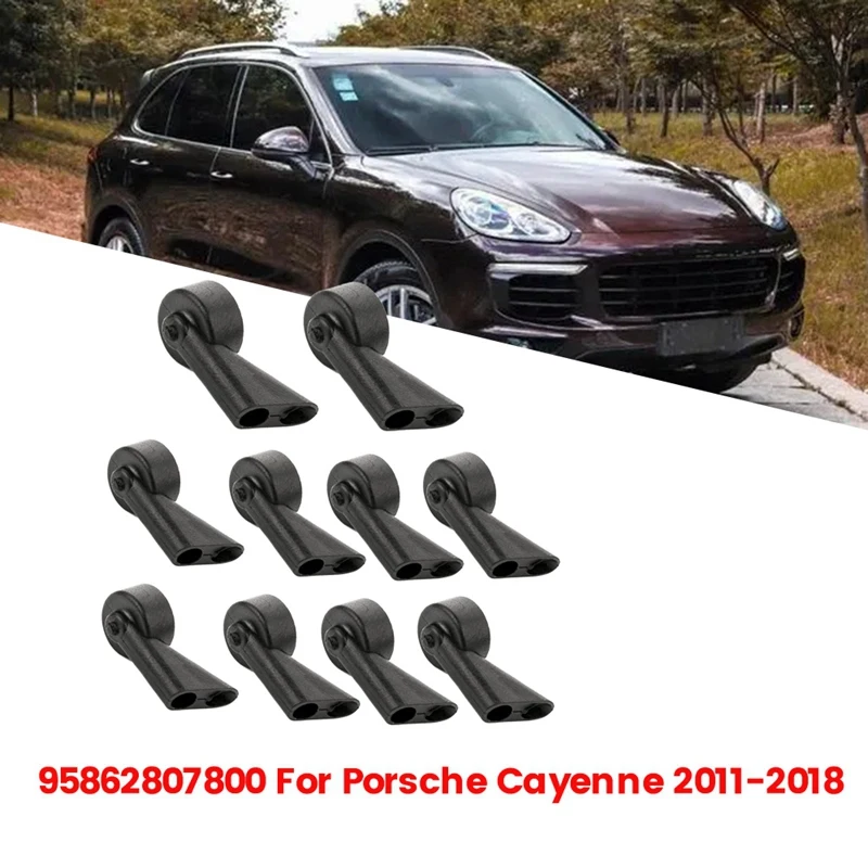 10 Pz Anteriore Lavavetri Ugello Jet 95862807800 Per Porsche Cayenne 2011-2018 Lavavetri Spray Jet Parti Accessori