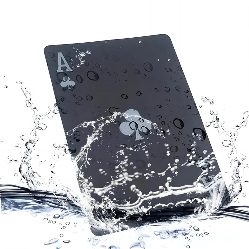 Playing Cards Black Gold Playing Card Poker Game Deck Blue Silver Poker Suit Plastic Magic Waterproof Deck Of Card