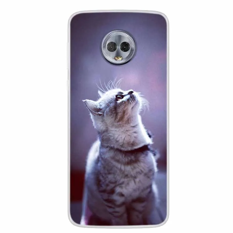 Lovely Cat Soft TPU Silicone Transparent Phone Case | Clear Bumper Cover