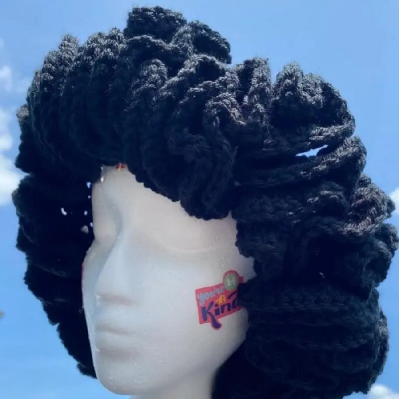 Handmade Knitting Pullover Hat Muli-color Lace Lotus Leaf Edge Woolen Hat Fashioable Street Style Hip-hop Hat 3