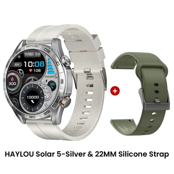 HAYLOU Solar 5 Voice Calling Smartwatch 1.58'' AMOLED Display 60Hz Smart Watch 24H Health Monitoring Sports Smartwatch for Men 11