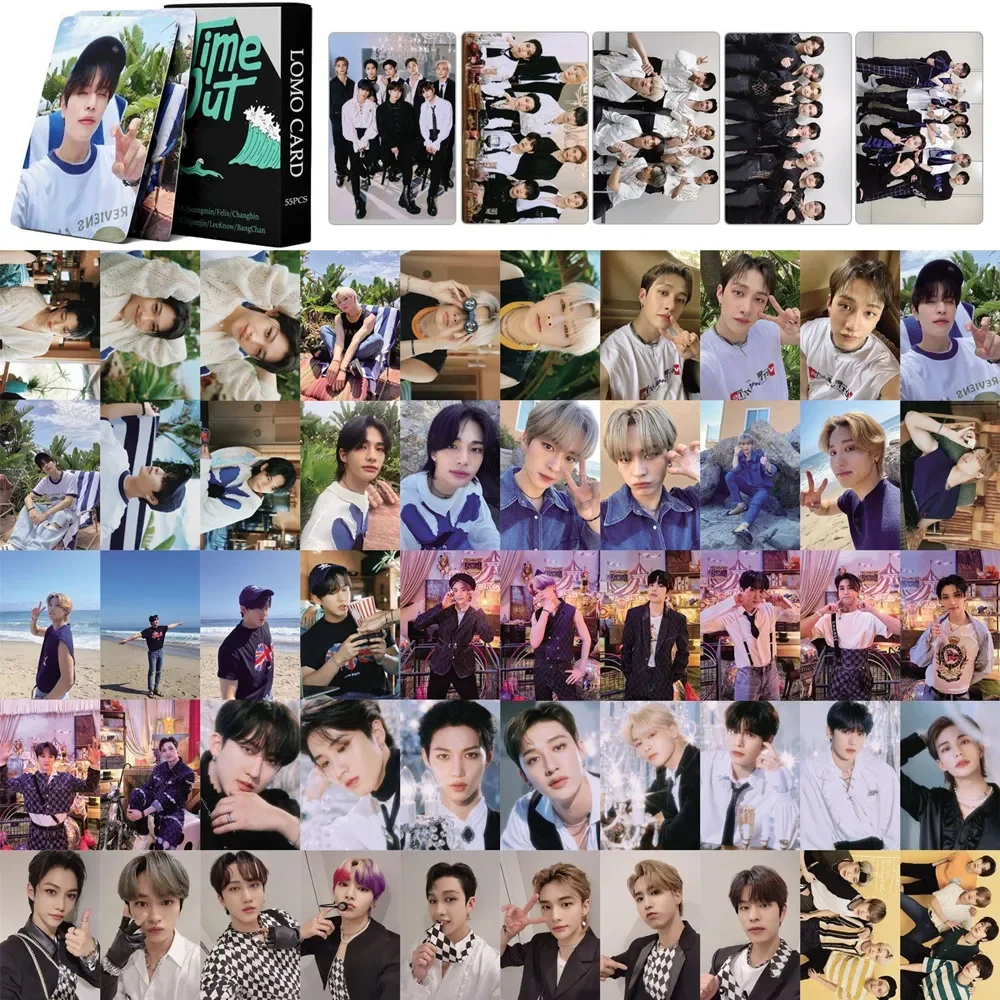 Kpop Felix Skz Lomo Cards 55pcs/set For Fans Collection