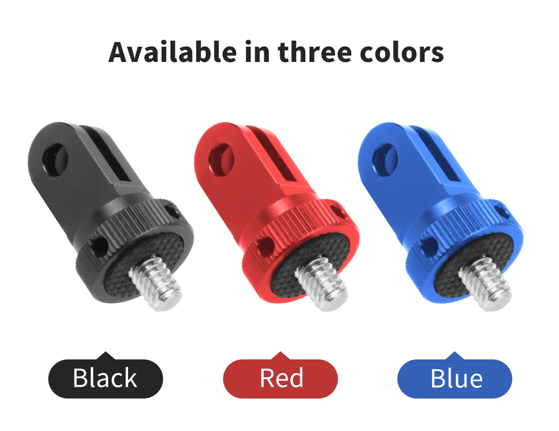 New Stainless Steel 1/4 Screw Mini Tripod Mount Adapter for GoPro Hero 13 insta3
