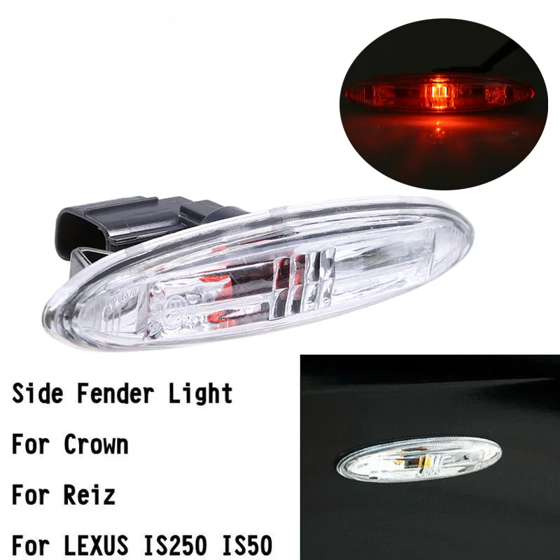 

Car Front Bumper Side Marker Light Turn Signal Lamp Dynamic Indicator Accessories Fit For Lexus IS250 2006-2013 IS350 SC430 E350