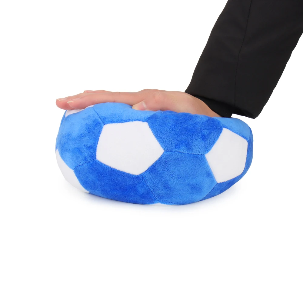 S/L Football Dog Toy Puppy Sound Chew Bite Big Ball Plush Pet Squeak Toy For Small Large Dogs Training 6