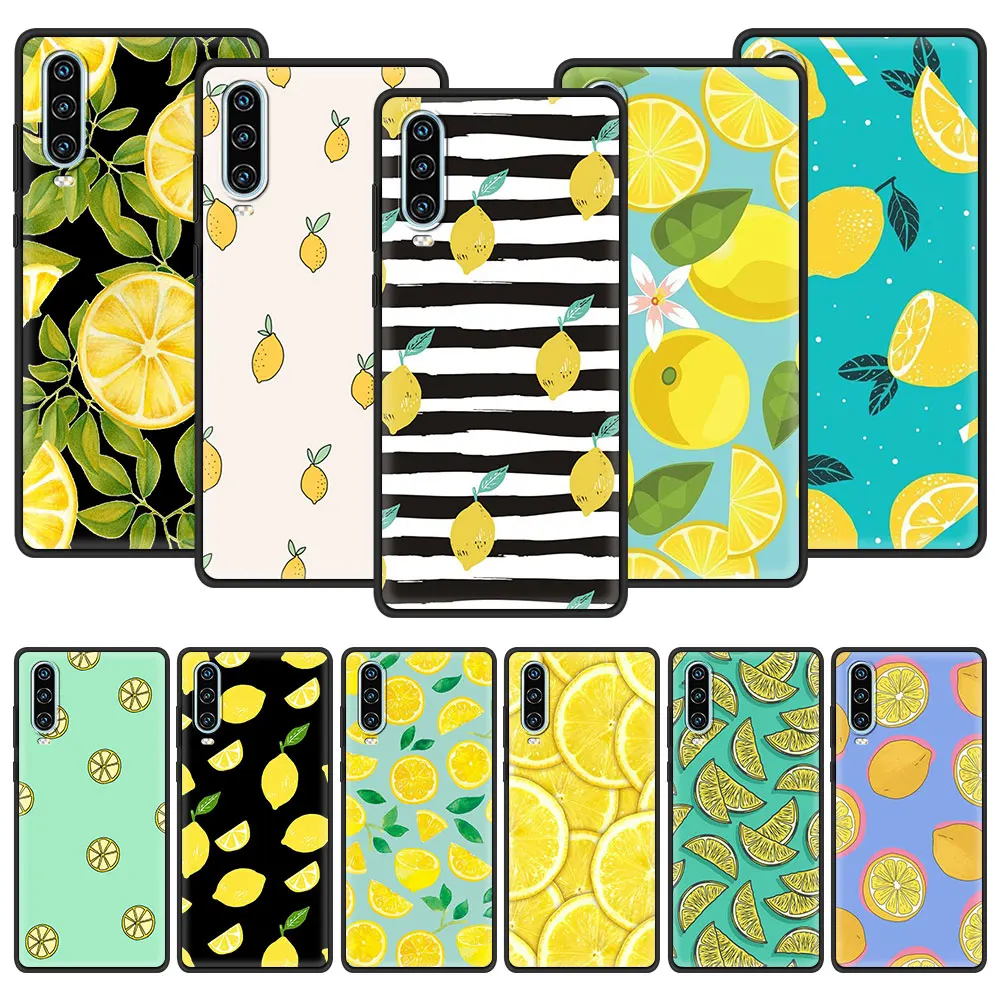 Mediterranean Lemon Soft Phone Case Cover