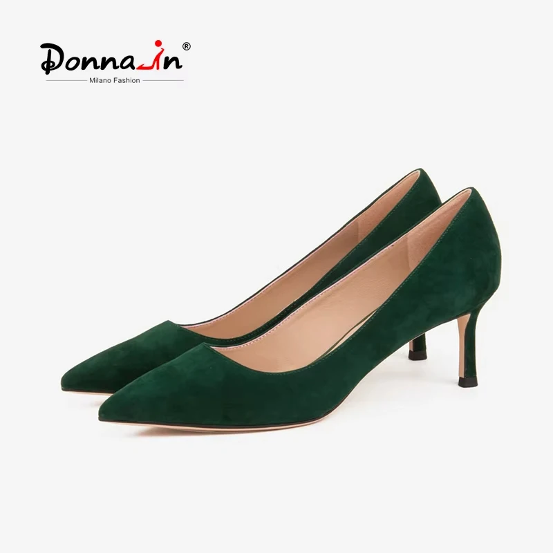 Court Shoes Olive Green Suede Heels Buy SCENTRA Helena Green
