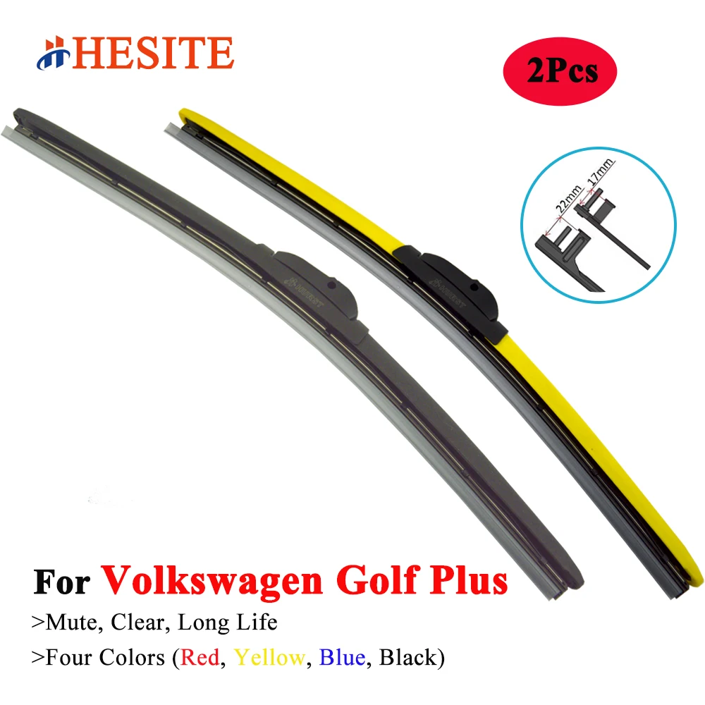 Hesite Colorful Windshield Wiper Blades For Vw Volkswagen Golf Plus