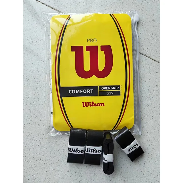 Wilson Tennis Overgrip Original Badminton Hand Glue Sticky Non-slip Racket Overgrip Badminton Tennis Beach Racket Sweatband grip 6
