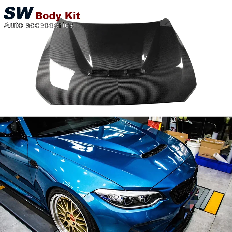 Carbon-Fiber-CS-Style-Hood-For-BMW-M2-M2C-F87-Upgrade-Front-Hood ...