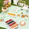 Snackle  Charcuterie Container, Divided Serving Tray with Lid, Fruit  Containers for Fridge, Portable Snack Platters, Veggie Tra 3