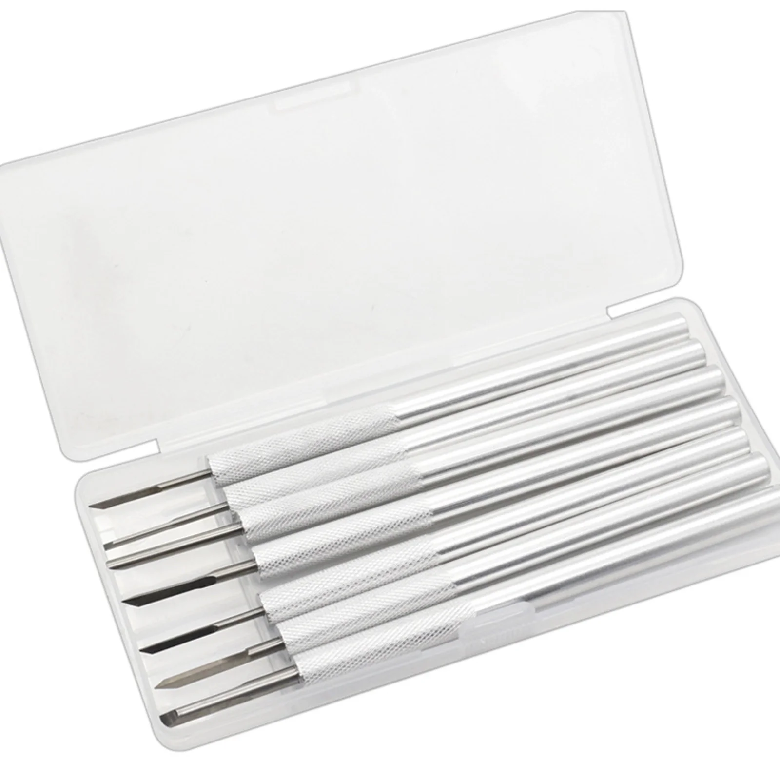 Model Tools 7Pcs Olive Carving Miniature Carving Hand Tool Knife Woodworking Engraving Gouge for model hobby