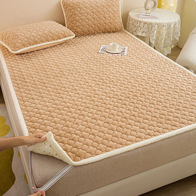 Winter Thick Warm Soft Mattress Toppers