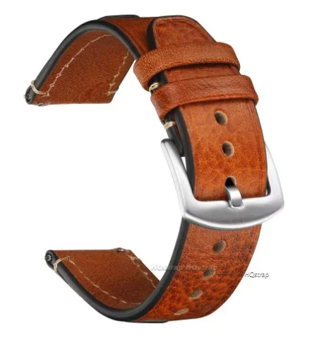 Vintage-Inspired Leather Watchband