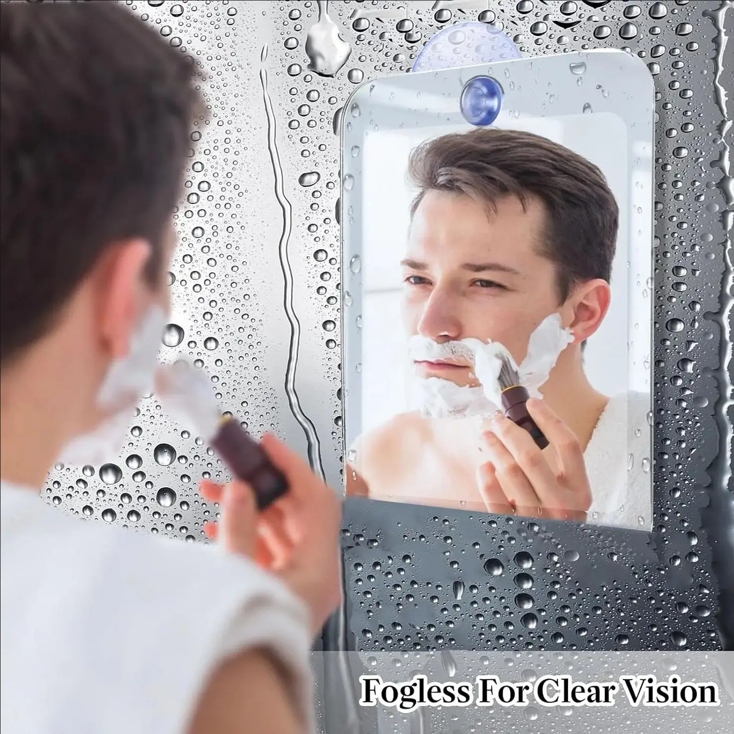 Acrylic Mirror Shower Shaving Mirror Washroom Travel Accessories For Women Makeup Shaving Bathroom Tools