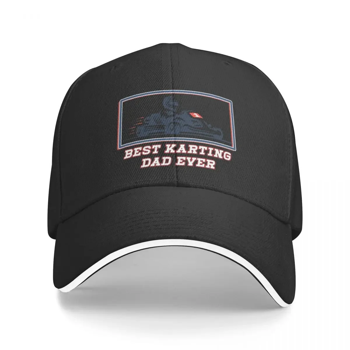

Best karting Dad Ever Baseball Cap Wild Ball Hat funny hat Rugby black Women Beach Fashion Men's