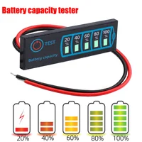 DC5-30V 12V 24V LED Battery Capacity Indicator Power Display Panel Lithium Lead Acid Battery Capacity Voltage Meter Module 1