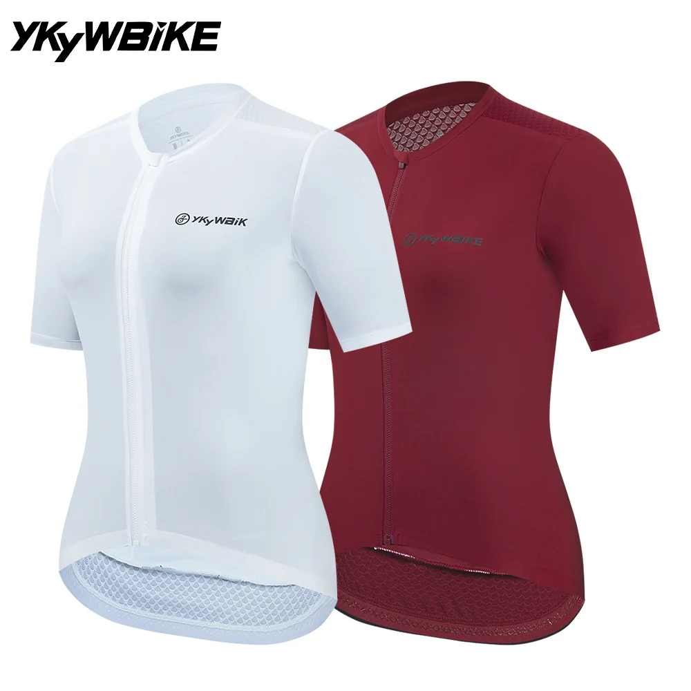 YKYWBIKE Cycling Jerseys Women Summer Pro Breathable Short Sleeve Mountain Bike Shirts High Quality Road Mtb Bicycle Clothing