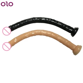 Long Dildo Strapon Super Huge 50cm Penis with Suction Cup Vagina G spot Stimulator Sex Toys for Women Anal Butt Plug Masturbator 6