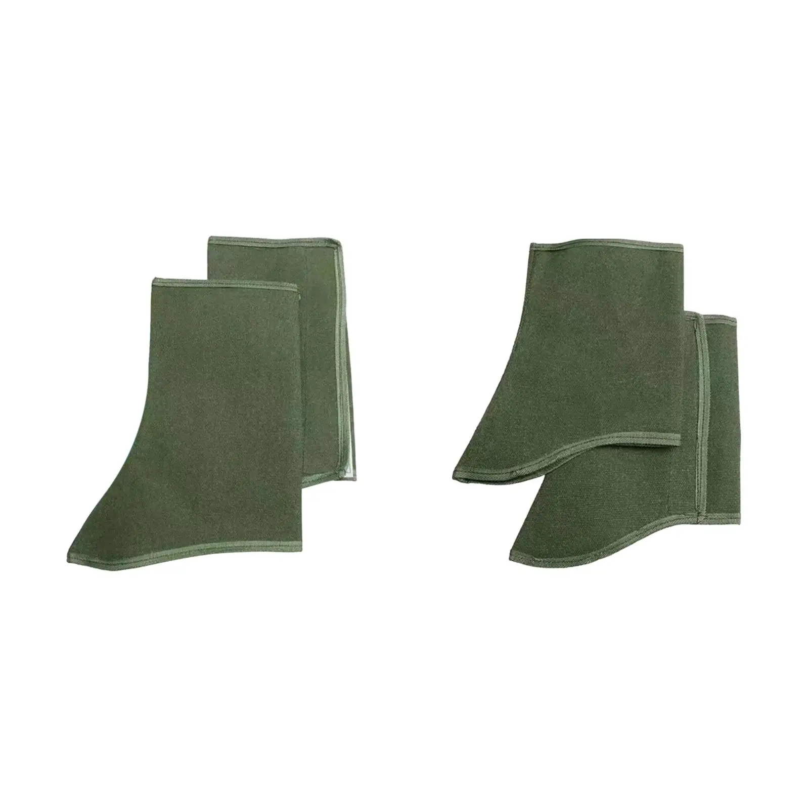 

2x Welding Shoe Covers Protective Working Canvas Stitching Welder Boot Protector Covers for Barbecue Glass Processing Automotive