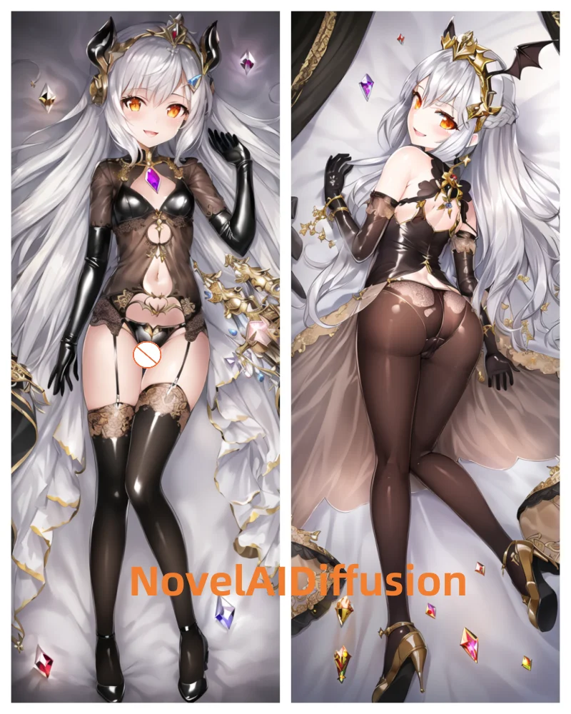 

Dakimakura Anime Pillow Case NovelAIDiffusion Double-sided Print Of Life-size Body Pillowcase Gifts Can be Customized
