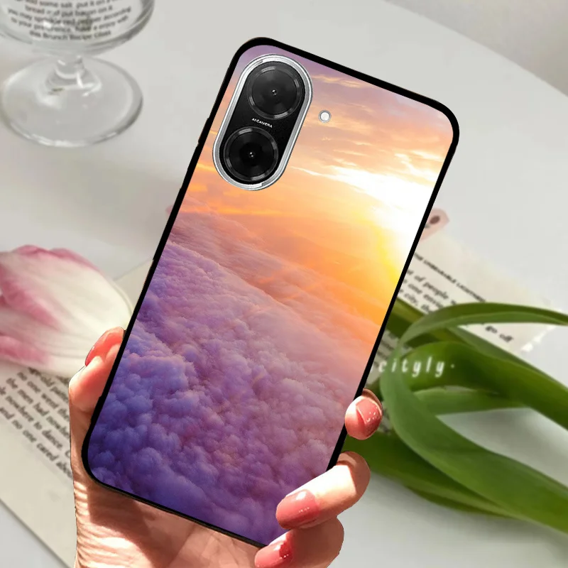 Fashionable Painted Soft Silicone Phone Case - Stylish Protective Cover