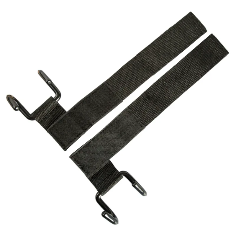 Weight Lifting 2 pcs Hook Fitness Gloves Hand-Bar Wrist Straps Heavy Duty Pull-ups Power Lifting Bodybuilding Training Grips 4