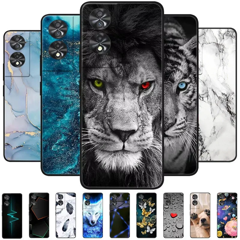 Cartoon Shockproof Soft TPU Silicone Phone Cover