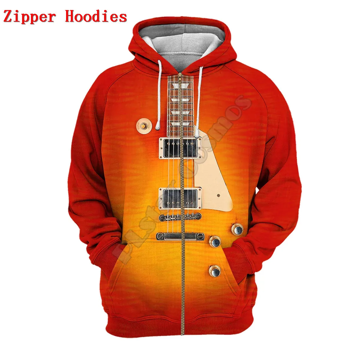 Gibson Guitar 3D All Over Printed Hoodies Streetwear Women For Men Pullover/Sweatshirt/Zipper Hoodies